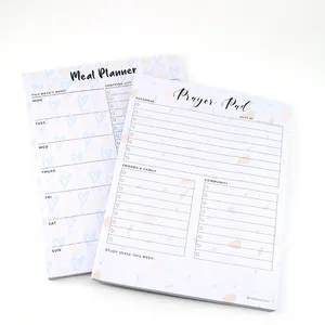 Creative weekly planner paper memo pad note pad 4x6 custom printed