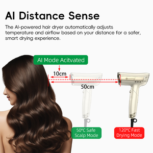 Secador de Pelo Profesional Plegable Kangroad de Doble Voltaje, 110000 rpm, Plasma Milions, de Alta Velocidad, con Infrarrojos - Product Image 2