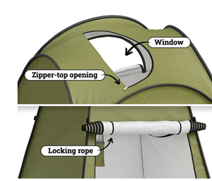 Tente de douche extérieure pop-up, cabine de change, abri de <span class=keywords><strong>camping</strong></span> portable, tente de toilette pour l'intimité - Product Image 3