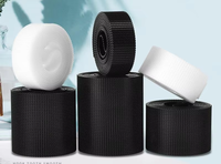 Velcros multi-usages écologiques de 20 mm, personnalisables en noir ou blanc, ruban adhésif à crochets et boucles à forte adhérence, rouleaux en nylon