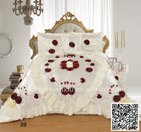 Usine de literie vend des ensembles de literie de style moyen-oriental pour mariage, taille king et queen, couvre-lit ajusté pour l'hiver, drap de lit chaud