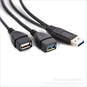 สายต่อขยาย USB3.0 แบบตัวผู้ต่อตัวเมีย สำหรับถ่ายโอนข้อมูลและชาร์จไฟ สำหรับคอมพิวเตอร์ พร้อมตัวนำทองแดงแท้และปลอกหุ้ม PVC - Product Image 1