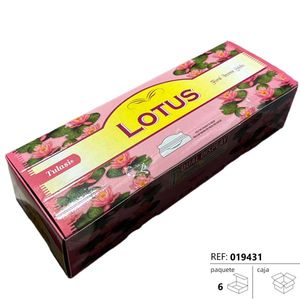 Lotus Tulasi Incense Sticks Dual Display Pack 6 Units - Product Image 1