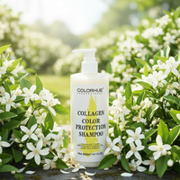 Ensemble après-shampooing sans sulfate de collagène biologique Traitement rafraîchissant des cheveux Shampooing hydratant et nourrissant pour protéger la couleur