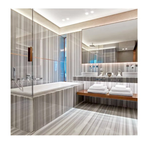 Diseño moderno <span class=keywords><strong>Marmara</strong></span> Equator Losa de mármol blanco Venas rectas de alto pulido Característica impermeable Precios de losa grande - Product Image 1