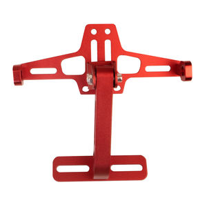 Support de plaque d'immatriculation de <span class=keywords><strong>moto</strong></span> en acier inoxydable pour accessoires de modification de <span class=keywords><strong>moto</strong></span> et de vélo électrique, certifié ISO9001, OEM personnalisé - Product Image 2