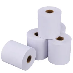 China customized 100% primary woodpulp thermal jumbo rolls paper for fax machine