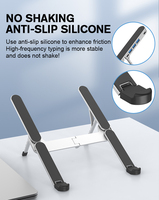 Nouveau support de Base de Support de tablette Portable support d'ordinateur portable pliable support de refroidissement à hauteur réglable pour accessoires d'ordinateur portable et de tablette