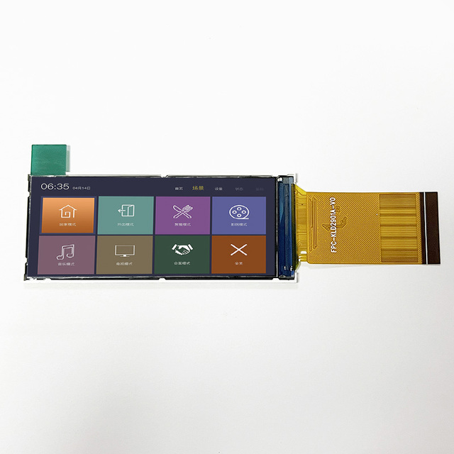 2.86 inch 376*960 SPI+RGB interface custom tft lcd panel screen display module