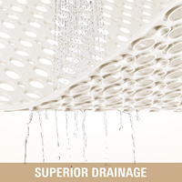 Tapis de bain antidérapant en TPE OTHWAY, séchage rapide, dernier modèle de luxe, tapis de sol pour salle de bain, tapis de baignoire pour bébé, tapis de douche en TPE
