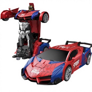 MILI Auto Giocattolo Trasformabile a Sei Canali 2.4G, Scala 1:18, Telecomando, Trasformazione Spider, Auto <span class=keywords><strong>Robot</strong></span> per Bambini - Product Image 1