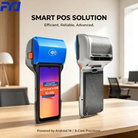 F1s Plus 6,5 pouces Octa-Core Android 14 3 Go + 32 Go Terminal de paiement mobile portable avec NFC et imprimante 58 mm pour le commerce de détail et la restauration
