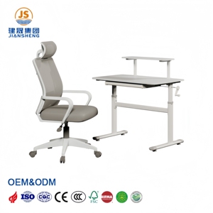 <span class=keywords><strong>Bureau</strong></span> assis-debout réglable en hauteur avec étagère pour moniteur, <span class=keywords><strong>bureau</strong></span> debout à levage manuel pour <span class=keywords><strong>bureau</strong></span> à domicile et poste de travail - Product Image 2