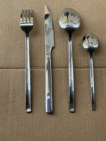 Vente en gros d'ensembles de couverts en acier inoxydable personnalisés ensemble de couverts couteau fourchette cuillère en vrac