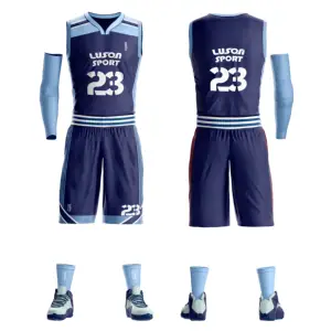 Luson New Design High-Quality Blank Custom Blank Mens Mesh Breathable Basketball Uniform Sublimation Basketball Jersey