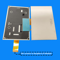Layar LCD pelindung sinar matahari dapat dibaca, perangkat genggam industri dan DSI ke Raspberry Pi 5 inci 800*480