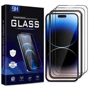 适用于Iphone 13 14 15 15pro 15plus 15 pro max的防眩光超薄9h钢化玻璃哑光屏幕保护器