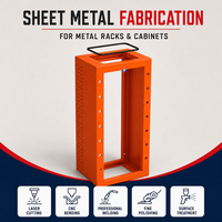 Boîtier en tôle sur mesure pour châssis d'équipement de rack, service de fabrication OEM ODM avec revêtement en poudre