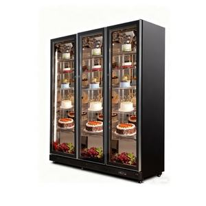 Vitrina Refrigerada para Pasteles Nuelead NE-990ck, <span class=keywords><strong>Tres</strong></span> Puertas <span class=keywords><strong>de</strong></span> Vidrio, Sin Escarcha, Fácil <span class=keywords><strong>de</strong></span> Limpiar, <span class=keywords><strong>de</strong></span> Pie - Product Image 1
