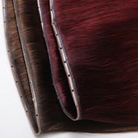 Nouvelle Arrivée Extensions de Cheveux Humains Double Trame Machine Genius Weft Remy Naturelles Russes 100% Cheveux Alignés dans le Sens des Cuticules