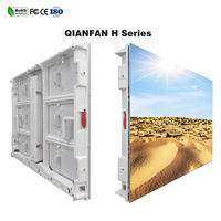 Écran LED extérieur entièrement étanche QIANFAN P5.44 P6.66 P8 P10, panneau d'affichage numérique, installation fixe, mur vidéo, OEM
