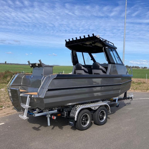 <span class=keywords><strong>Barca</strong></span> da Pesca in Alluminio Saldato da 6m (20ft) con Cabina, Nuova Imbarcazione Familiare per Sport, Intrattenimento e Turismo, 30-35 Nodi - Product Image 2