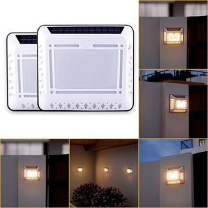 <b>Solar</b> LED Outdoor Wall <b>Light</b> Auto On Off for Garden Courtyard Villa <b>Fence</b> - Product Image 2