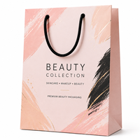 Bolsas de Papel Impresas Personalizadas para Empaquetado Minorista de Productos de Belleza y Cuidado de la Piel
