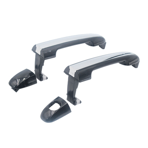 Par de Manijas Exteriores para Puerta con Franja Cromada para Hyundai Sonata 2009-2010 82651-3K500 826513K500 82651 3K500 - Product Image 2