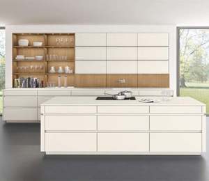 Porte de placard de cuisine shaker en bois massif moderne américain, à monter soi-même (RTA) - Product Image 6