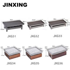 Commerciële Moderne Stalen En Metalen Alcohol Bbq Grill Met Oven Functie Anti-Aanbakplaat 2 Branders-Binnen/Buiten Gebruik - Product Image 2