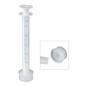 Jeringa Dispensadora Oral Desechable de Plástico de 2 ml y 5 ml para Medicamentos Líquidos, con Adaptador de Botella, Punta y Tapa - Product Image 3