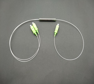 Splitter PLC FBT 1x2 FTTH 10/90 20/80 30/70 40/60 50:50, Splitter Ottico FBT con Connettori SC LC FC ST Weunion - Product Image 3