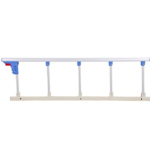 Barrière de protection en alliage d'aluminium pour lits d'hôpital, accessoires de lit d'allongement pliables à 5 ou 6 sections, bleu - Product Image 1