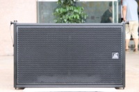 Système de Son Professionnel Extérieur Grande Échelle avec Haut-Parleurs à Réseau Linéaire Dual 10 et Double Subwoofer 18