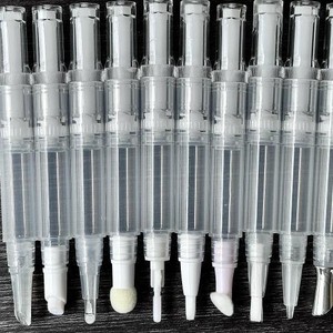 Stylo cosmétique vide rotatif avec pinceau pour huile à cuticules et vernis à ongles, disponible en 2ml, 3ml, 5ml - Product Image 4