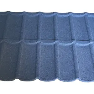 Top quality color flat roofing tiles for villa house roof used to Somalia