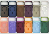 Casing HP Grosir Elektroplating Bingkai Lensa Matte Frosted Ultra Tipis Magnetik Anti Benturan untuk Iphone 18 17 16 15 Pro Max