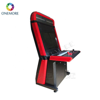 Borne d'arcade multi-jeux vidéo 32 pouces en métal, machine de combat classique, cabinet vertical, 2 joueurs, garantie 1 an, fonctionne à pièces