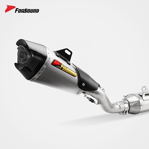 Système d'échappement complet Forsound MT09 en fibre de carbone véritable, silencieux MotoGP pour Yamaha FZ09, augmentation de puissance de 5 CV, prix usine - Product Image 3