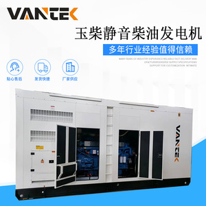 Jiangsu Wantai 880kW <b>Silent</b> Diesel <b>Generator</b> Set 5900x2900x2300mm Outdoor Use - Product Image 5