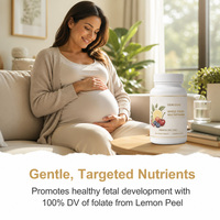 Comprimés multivitaminés personnalisés pour femmes enceintes avec vitamines C, D, E, K, B12, acide folique, iode, zinc, sélénium, manganèse et chrome