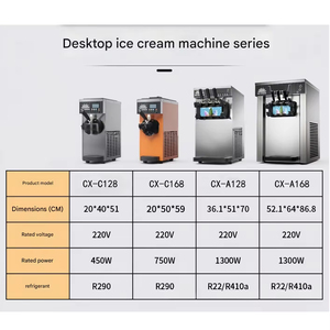 Xách Tay Thương mại <span class=keywords><strong>Ice</strong></span> <span class=keywords><strong>Cream</strong></span> Maker linh hoạt cho nhiều kịch bản mềm phục vụ máy làm kem - Product Image 4