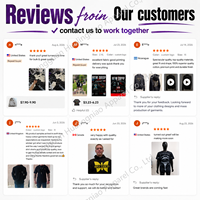 Kaos Oblong Rajut Katun Murni 300 Gram Custom Grosir, Hitam Vintage Washed Retro War Figure Solid Ramah Lingkungan, Model Longgar
