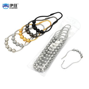 Anillos de Gancho para Cortina de Ducha de Acero Inoxidable, Deslizamiento Suave, Ganchos Metálicos Antideslizantes para Cortinas - Product Image 5