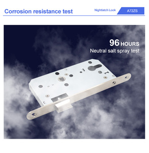 Khóa cửa âm chống trộm A72ZS bền chắc, mở khóa bằng chìa khóa, dành cho cửa gỗ & thép, dùng cho khách sạn - Khóa trụ thông minh - Product Image 4