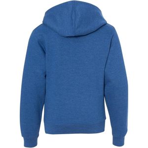 2025 Sudadera con capucha de invierno Youth Midweight Royal Heather XS Tamaño con bordado 3D Lavado con ácido - Product Image 2
