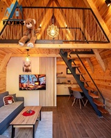 Prefabrik Üçgen A-Çerçeveli Kabin Ev Küçük Modüler Çelik Yapı Prefabrik Ev Özelleştirme Seçenekleriyle