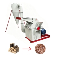 Machine de broyage et de déchiquetage de déchets de bois de forêt, de bambou et de branches pour la fabrication de granulés de bois