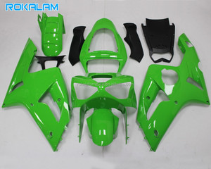 Carenados Verdes para Motocicleta <span class=keywords><strong>Kawasaki</strong></span> <span class=keywords><strong>Ninja</strong></span> <span class=keywords><strong>ZX6R</strong></span> 2003 <span class=keywords><strong>2004</strong></span> ZX-6R 03 04 ZX636 <span class=keywords><strong>636</strong></span> Piezas de Repuesto para Carrocería - Product Image 1